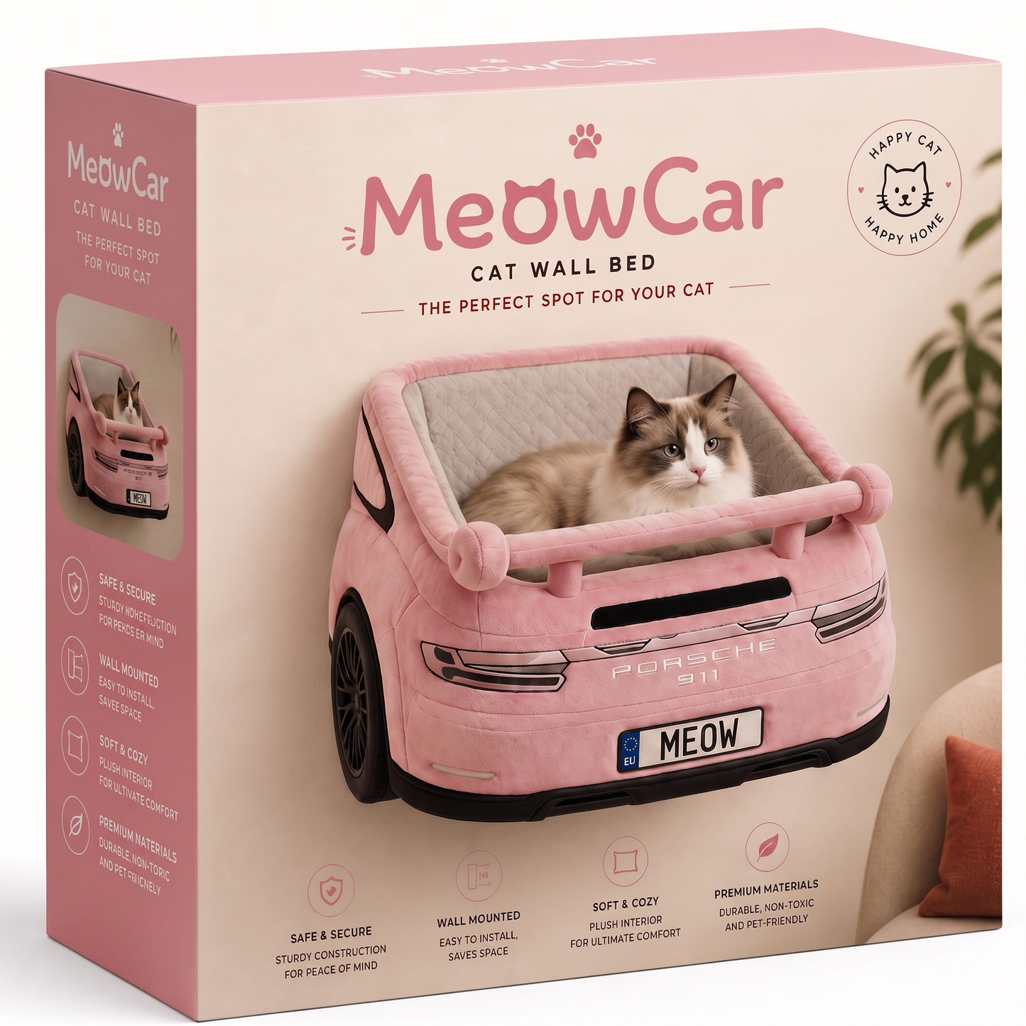 MeowCar™ - Luxury Bed